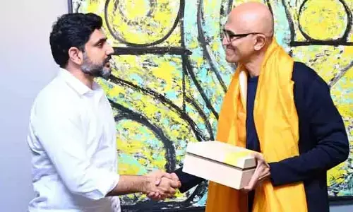 Lokesh America Tour: సత్యనాదెళ్లతో మంత్రి నారా లోకేష్ భేటీ