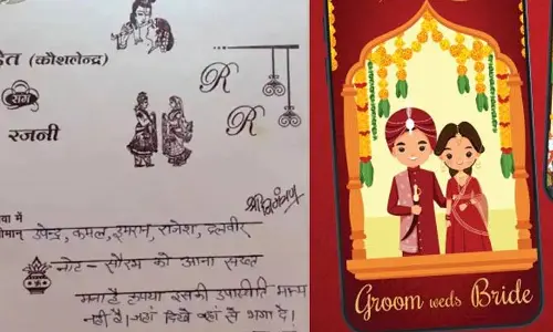 Wedding invitation: వెరైటీ వెడ్డింగ్ కార్డ్.. అతను ఎక్కడైనా కనిపిస్తే తరిమి కొట్టండి.. చూస్తే  షాకవ్వాల్సిందే!