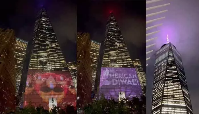 World Trade Center: వరల్డ్ ట్రేడ్ సెంటర్కు దీపావళి శోభ (వీడియో) World Trade Center: వరల్డ్ ట్రేడ్ సెంటర్కు దీపావళి శోభ (వీడియో)