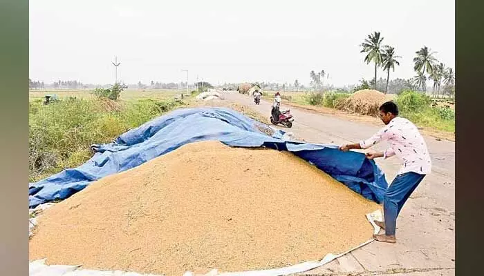 purchase centers : ధాన్యం రైతు గోస.. కొనుగోళ్లలో నిర్లక్ష్యం.. అన్నదాతకు శాపం.. purchase centers : ధాన్యం రైతు గోస.. కొనుగోళ్లలో నిర్లక్ష్యం.. అన్నదాతకు శాపం..