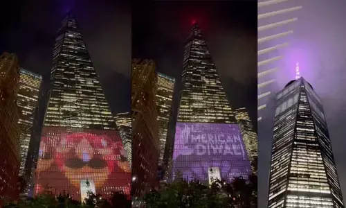 World Trade Center: వరల్డ్ ట్రేడ్‌ సెంటర్‌కు దీపావళి శోభ (వీడియో)