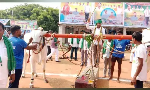 KMR Trust : జాతీయ స్థాయి బండలాగుడు పోటీలు ప్రారంభం..