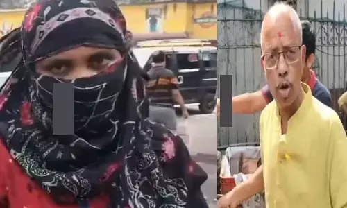 Viral Video: జై శ్రీరామ్ చెప్తేనే ఫ్రీ ఫుడ్ అన్న అంకుల్.. చెప్పనన్న మహిళ.. పబ్లిక్ లో న్యూసెన్స్.. తప్పెవరిది?