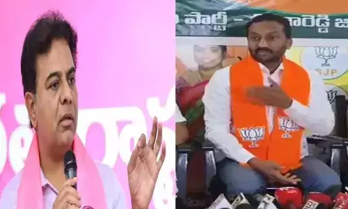 Raghunandan Rao: కేటీఆర్.. అమెరికా వెళ్లి బాత్ రూమ్ లు కడుక్కో.. రఘునందన్ రావు ఘాటు వ్యాఖ్యలు