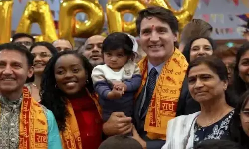 Justin Trudeau: దీపావళి వేడుకల్లో పాల్గొన్న ట్రూడో.. భారత్‌తో వివాదం వేళ కీలక పరిణామం