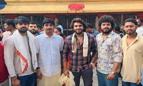 Ka Team:కొండగట్టు ఆంజనేయ స్వామిని  దర్శించుకున్న క టీమ్