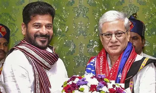 Raj Bhavan: గవర్నర్‌ జిష్ణుదేవ్‌ వర్మతో సీఎం రేవంత్ రెడ్డి భేటీ