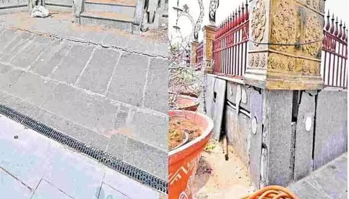 Yadagirigutta : యాదగిరిగుట్ట ఆలయంలో మరమ్మతులు Yadagirigutta : యాదగిరిగుట్ట ఆలయంలో మరమ్మతులు