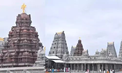 Yadagirigutta News : వార్షిక బ్రహ్మోత్సవాలకు సర్వం సిద్దమైన యాదగిరిగుట్ట