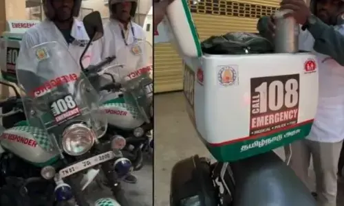 Tamilanadu: బైక్ ఆంబులెన్స్‌లను ప్రారంభించిన తమిళనాడు ప్రభుత్వం