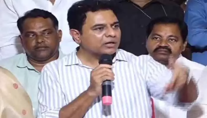 KTR : పొంగులేటి.. ఏమైనా బాంబుల శాఖ మంత్రినా? : కేటీఆర్ KTR : పొంగులేటి.. ఏమైనా బాంబుల శాఖ మంత్రినా? : కేటీఆర్