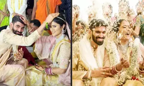 kidambi srikanth: ఆర్జీవీ మేన‌కోడ‌లిని వివాహం చేసుకున్న ప్రముఖ బ్యాడ్మింట‌న్ ప్లేయ‌ర్