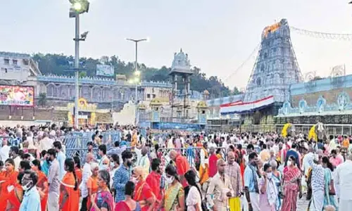 Tirumala: తిరుమలలో భారీగా పెరిగిన రద్దీ.. శ్రీవారి సేవలో రఘురామ..
