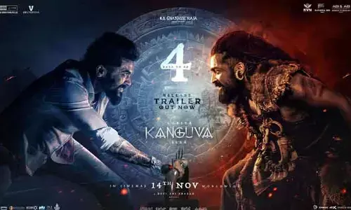 Kanguva Trailer : కంగువా రిలీజ్ ట్రైలర్ వచ్చేసింది.. ఎదురు ఇస్తాం అంటూ డబుల్ రోల్‌లో సూర్య ఇరగదీశాడుగా