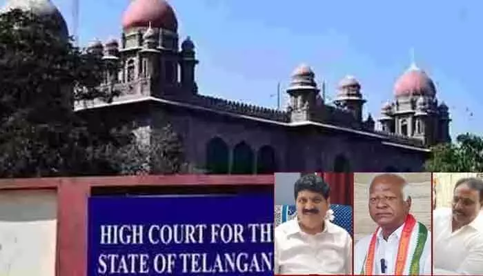 High Court : ఫిరాయింపు ఎమ్మెల్యేల అనర్హత పిటిషన్పై తీర్పు రిజర్వ్ High Court : ఫిరాయింపు ఎమ్మెల్యేల అనర్హత పిటిషన్పై తీర్పు రిజర్వ్