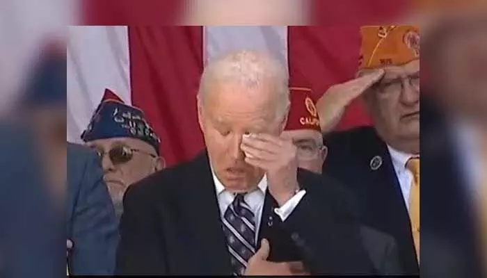 Joe Biden : జో బైడెన్ కంటతడి.. కారణం ఇదే! Joe Biden : జో బైడెన్ కంటతడి.. కారణం ఇదే!