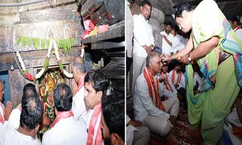 Harish Rao : పాలకుడు నీతి తప్పాడు! సీఎం‌కు జ్ఞానోదయం కలగాలని మాజీ మంత్రి హరీశ్ రావు మొక్కులు!