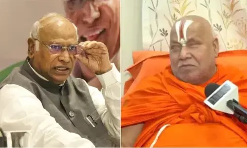Jagadguru: కాంగ్రెస్ చీఫ్ ఖర్గేపై ఆధ్యాత్మిక గురువు జగద్గురు రాంభద్రాచార్య విమర్శలు
