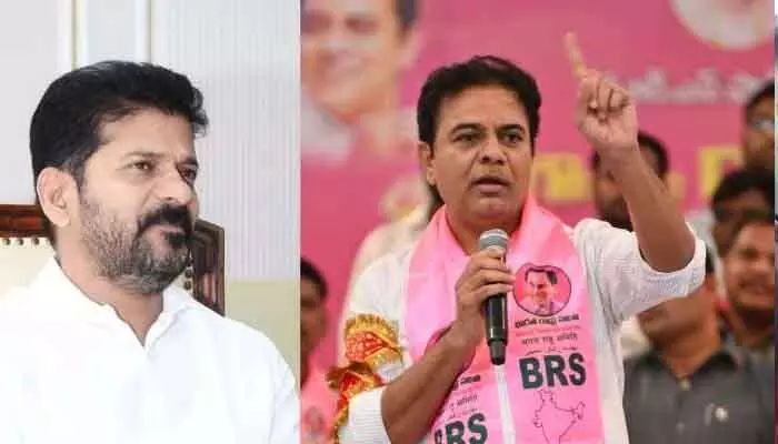 రేవంత్ రెడ్డి పదవి తుమ్మితే ఊడిపోయే ముక్కు లాంటింది : కేటీఆర్ రేవంత్ రెడ్డి పదవి తుమ్మితే ఊడిపోయే ముక్కు లాంటింది : కేటీఆర్