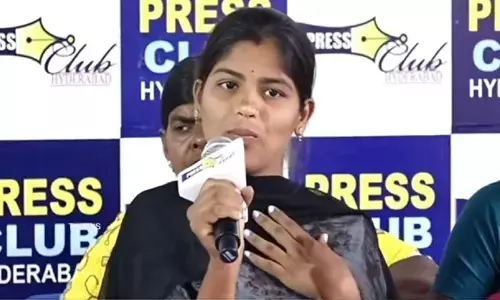 Lagacherla : మమ్మల్ని చంపినా.. మా భూములు ఇవ్వము.. ప్రెస్ క్లబ్‌లో లగచర్ల గ్రామస్తురాలు