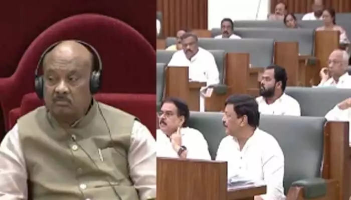 AP Assembly: మీరే ఇలా చేస్తే ఎలా.. ఏపీ మంత్రులపై స్పీకర్ అసహనం.. AP Assembly: మీరే ఇలా చేస్తే ఎలా.. ఏపీ మంత్రులపై స్పీకర్ అసహనం..