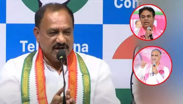 Mahesh Kumar Goud:హరీశ్, కేటీఆర్ ఒకే పార్టీలో ఉండరు.. పీసీసీ చీఫ్ సెన్సేషనల్ కామెంట్స్ Mahesh Kumar Goud:హరీశ్, కేటీఆర్ ఒకే పార్టీలో ఉండరు.. పీసీసీ చీఫ్ సెన్సేషనల్ కామెంట్స్