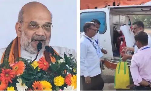 Amit Shah : అమిత్‌షా హెలికాప్టర్‌ను తనిఖీ చేసిన ఈసీ అధికారులు