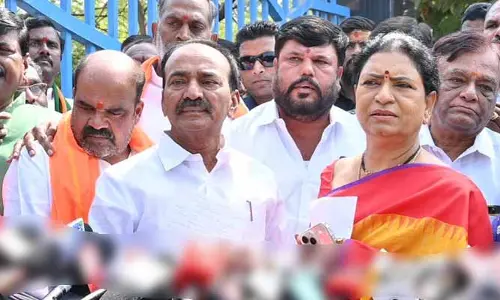 Eatala Rajender: రేవంత్ రెడ్డి పరువు పోతుందని కాంగ్రెస్ పార్టీనే లగచర్లలో దాడికి  స్కెచ్: ఈటల