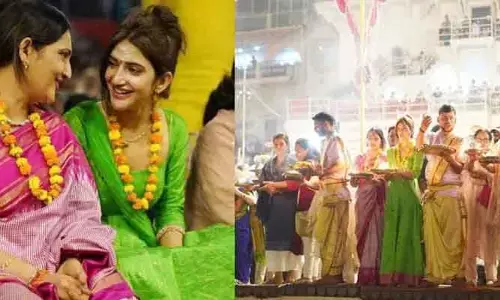 Sreeleela: వారణాసిలో శ్రీలీల పూజలు.. వైరలవుతోన్న పిక్స్..!!