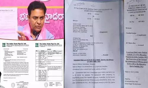 Srujan Reddy : కేటీఆర్ పై క్రిమినల్ పిటీషన్ దాఖలు చేసిన సృజన్‌రెడ్డి