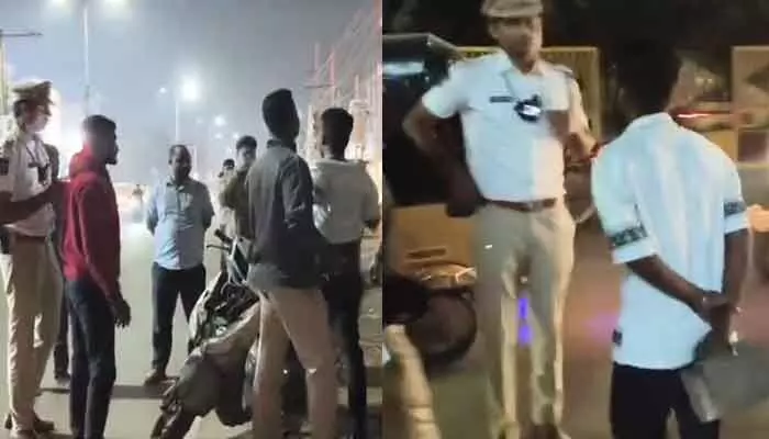 Hyderabad: పోలీసుల తనిఖీల్లో పట్టు బడ్డ తాగుబోతు వీరంగం Hyderabad: పోలీసుల తనిఖీల్లో పట్టు బడ్డ తాగుబోతు వీరంగం