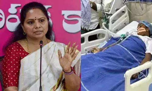 కాంగ్రెస్ అసమర్థ పాలన మరో పేద బిడ్డ ప్రాణం తీసింది: ఎమ్మెల్సీ కవిత