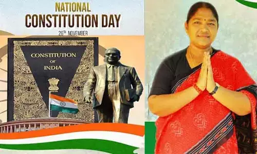 Seethakka : రాజ్యాంగాన్ని నిర్వీర్యం చేసే కుట్రలు తిప్పికొట్టాలి : సీతక్క