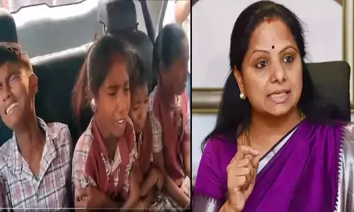 MLC Kavitha : ఓ తల్లిగా నా మనసు కలచి వేసింది! పురుగుల అన్నం తిని.. కవిత ఎమోషనల్ ట్వీట్