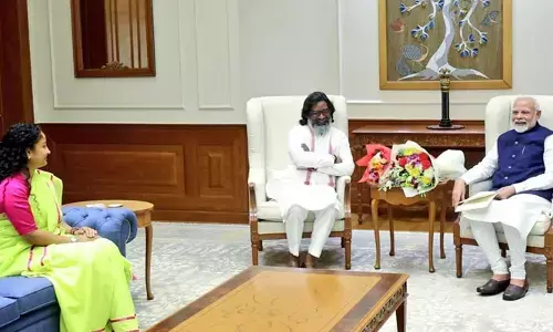Hementh soren: మోడీ, అమిత్‌షాలతో హేమంత్ సోరెన్ భేటీ.. ప్రమాణ స్వీకారానికి ఆహ్వానం