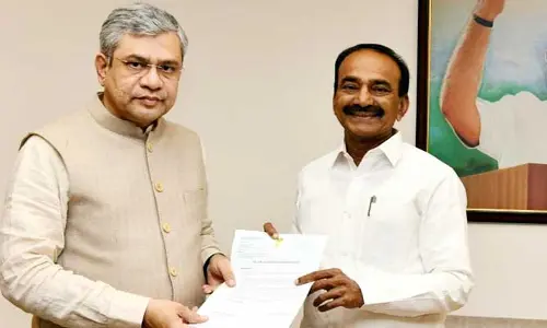 Etela Rajender: జర్నలిస్టుల రైల్వే పాసులు పునరుద్ధరించండి.. కేంద్రమంత్రికి ఈటల రిక్వెస్ట్