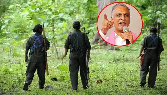 Harish Rao : విజయోత్సవాల సమయంలో ఈ బూటకపు ఎన్ కౌంటర్ ఏంటి? హరీశ్ రావు ఫైర్ Harish Rao : విజయోత్సవాల సమయంలో ఈ బూటకపు ఎన్ కౌంటర్ ఏంటి? హరీశ్ రావు ఫైర్