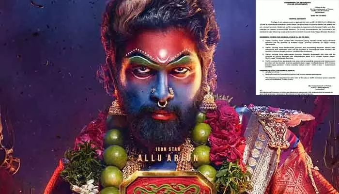 Pushpa 2 -Traffic Advisory: పుష్ప మాస్ జాతరకు హైదరాబాద్లో రోడ్లు క్లోజ్.. ట్రాఫిక్ డైవర్షన్ లిస్ట్ ఇదే Pushpa 2 -Traffic Advisory: పుష్ప మాస్ జాతరకు హైదరాబాద్లో రోడ్లు క్లోజ్.. ట్రాఫిక్ డైవర్షన్ లిస్ట్ ఇదే