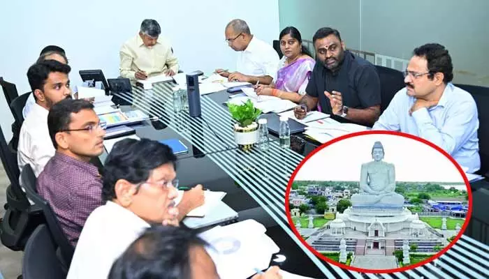 రాజధాని అమరావతి నిర్మాణానికి మరో ముందడుగు.. సీఆర్డీఏ గ్రీన్ సిగ్నల్ రాజధాని అమరావతి నిర్మాణానికి మరో ముందడుగు.. సీఆర్డీఏ గ్రీన్ సిగ్నల్