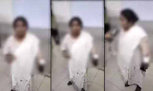 Drunken Woman : ‘అవును.. బరాబర్‌ నేను కోటర్‌ తాగిన’ ఉప్పల్‌ పోలీస్‌ స్టేషన్‌లో మహిళ హల్‌చల్‌