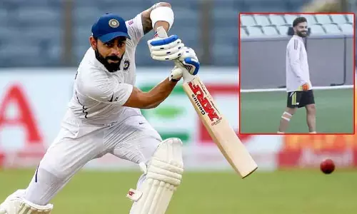 Virat Kohli : కోహ్లీకి గాయం? సెకండ్ టెస్ట్ నుంచి ఔట్!