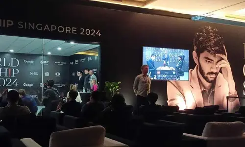 World Chess Championship 2024 : గుకేష్, డింగ్ లిరెన్ మధ్య 8వ గేమ్ డ్రా..