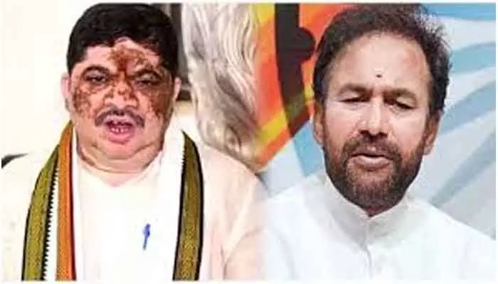 Kishan Reddy : విగ్రహావిష్కరణకు నేను రాలేను.మంత్రి పొన్నంకు కిషన్ రెడ్డి లేఖ Kishan Reddy : విగ్రహావిష్కరణకు నేను రాలేను.మంత్రి పొన్నంకు కిషన్ రెడ్డి లేఖ