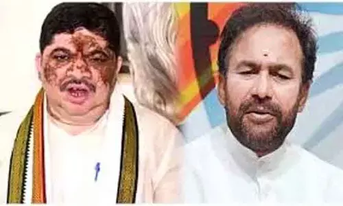 Kishan Reddy : విగ్రహావిష్కరణకు నేను రాలేను.మంత్రి పొన్నంకు కిషన్ రెడ్డి లేఖ