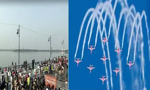 Air Show: సాగర తీరంలో ‘సూర్యకిరణ్’ ఎయిర్ షో అదిరిపోయాయ్! ప్రజాపాలన విజయోత్సవాలు