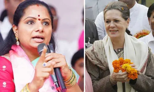 MLC Kavitha: ఇదేనా సోనియా గాంధీ బర్త్ డే గిఫ్ట్?