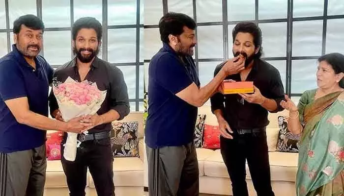 ‘పుష్ప2’ సక్సెస్ తర్వాత అల్లు అర్జున్ మెగాస్టార్ను కలిశారా..? నెట్టింట హాట్ టాపిక్గా మారిన ఫొటో ‘పుష్ప2’ సక్సెస్ తర్వాత అల్లు అర్జున్ మెగాస్టార్ను కలిశారా..? నెట్టింట హాట్ టాపిక్గా మారిన ఫొటో