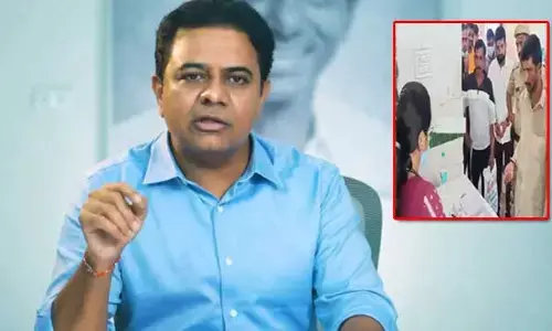 జైలులో లగచర్ల రైతుకు గుండెనొప్పి.. కేటీఆర్ సంచలన వ్యాఖ్యలు