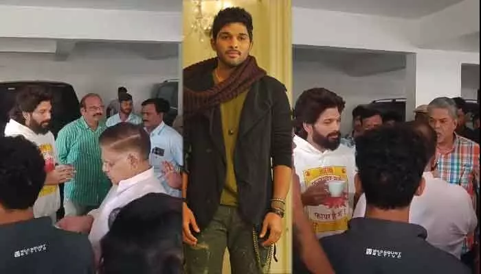 దుస్తులు మార్చుకునే సమయం ఇవ్వరా..?: పోలీసుల తీరు టూమచ్ అన్న అల్లు అర్జున్ దుస్తులు మార్చుకునే సమయం ఇవ్వరా..?: పోలీసుల తీరు టూమచ్ అన్న అల్లు అర్జున్