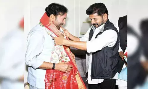 BRS: ఎందుకు ఈ సన్మానం..? కిషన్ రెడ్డి, రేవంత్ భేటీపై కేటీఆర్ ఘాటు వ్యాఖ్యలు